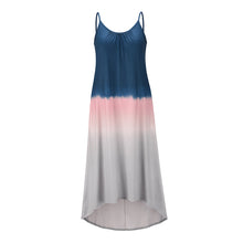 Load image into Gallery viewer, Gradient Color Sling Maxi Dress