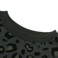 Load image into Gallery viewer, Long Sleeve Leopard Print Sweatshirt