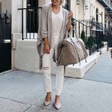 Load image into Gallery viewer, Knit Cardigan With Irregular Hem