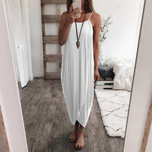 Load image into Gallery viewer, Knit Loose Irregular Maxi Dress