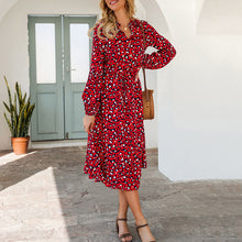 Load image into Gallery viewer, Fashion Leopard Printed Long Sleeve Dress