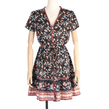 Load image into Gallery viewer, Fashion V-Neck Floral Printed Dress