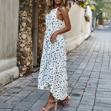 Load image into Gallery viewer, Wave Point Printed Vacation Dress