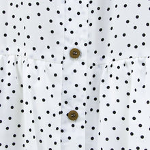 Load image into Gallery viewer, Polka Dot Print Nine-Point Sleeve Dress