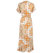 Load image into Gallery viewer, Elegant V-Neck Lace Up Irregular Maxi Dress