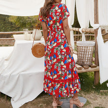 Load image into Gallery viewer, Fashion Floral Printed Vacation Dress
