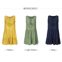 Load image into Gallery viewer, Fashion Tassel Sleeveless Summer Dress