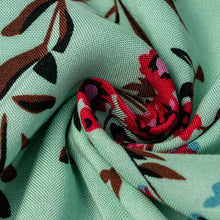 Load image into Gallery viewer, Bohemian Style Ruffle V-Neck Floral Printed Maxi Dress