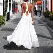 Load image into Gallery viewer, Halter Sleeveless Sling Party Maxi Dress