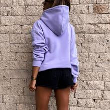 Load image into Gallery viewer, Casual Solid Color Sweatshirt Hoodies