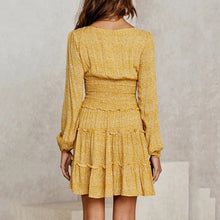 Load image into Gallery viewer, Long Sleeve Printed Mini Dress