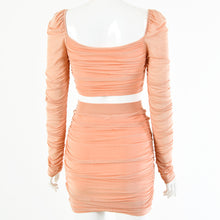 Load image into Gallery viewer, Sexy V-Neck Party Bodycon Dress (Top + Short Dress)