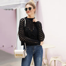 Load image into Gallery viewer, Fashion Round Neck Long Sleeve Sweater Tops