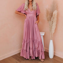Load image into Gallery viewer, Solid Color Maxi Dress
