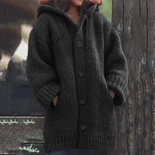 Load image into Gallery viewer, Solid Color Plus Size Coat
