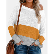 Load image into Gallery viewer, Hedging Stitching Knit Sweater