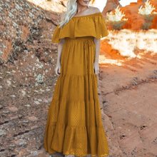 Load image into Gallery viewer, Fashion One-Shoulder Maxi Dress