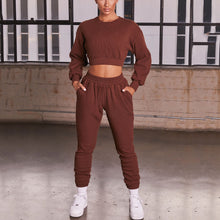 Load image into Gallery viewer, Casual Fashion Cozy Tops+Pants Set