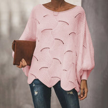 Load image into Gallery viewer, Hollow Chain Link Loose Sweater