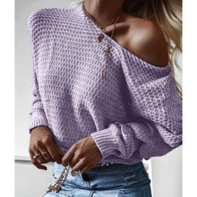 Load image into Gallery viewer, Solid Color V-neck Relaxed Sweater