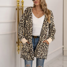 Load image into Gallery viewer, Hooded Plush Coat