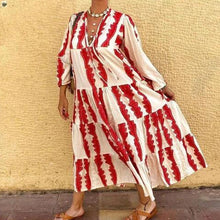 Load image into Gallery viewer, Boho Printed Casual Maxi Dress