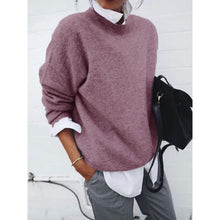 Load image into Gallery viewer, Long Sleeved Fake Two-Piece Sweater