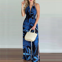 Load image into Gallery viewer, Holiday style Printed Sling Jumpsuit