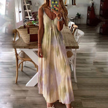 Load image into Gallery viewer, Sling Tie-Dye Maxi Dress
