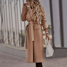 Load image into Gallery viewer, Solid Color Lapel Slim Coat