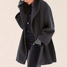Load image into Gallery viewer, Hooded Woolen Coat