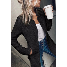 Load image into Gallery viewer, Slim Long Sleeve Woolen Coat