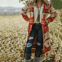 Load image into Gallery viewer, Vintage Printed Long Outerwear