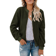 Load image into Gallery viewer, Classic Fashion Plush Zipper Jacket Coat