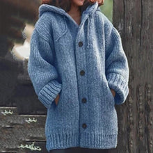 Load image into Gallery viewer, Solid Color Plus Size Coat