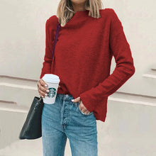 Load image into Gallery viewer, Turtleneck Solid Color Pullover Sweater