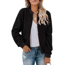 Load image into Gallery viewer, Classic Fashion Plush Zipper Jacket Coat