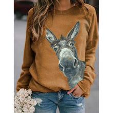 Load image into Gallery viewer, Printed Casual Pullover Sweater