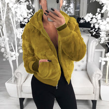 Load image into Gallery viewer, Faux Fur Plush Jacket