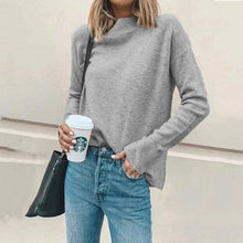 Load image into Gallery viewer, Turtleneck Solid Color Pullover Sweater