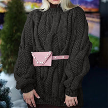 Load image into Gallery viewer, Round Neck Twist Knit Sweater