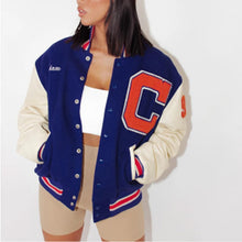 Load image into Gallery viewer, Casual Printed Baseball Jacket