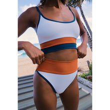 Load image into Gallery viewer, Fashion Color Stitching Bikini Swimwear