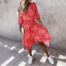 Load image into Gallery viewer, Fashion Floral Print Dress