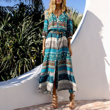 Load image into Gallery viewer, Soft Bohemian Style Printed Dress