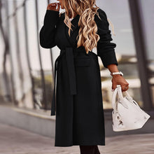 Load image into Gallery viewer, Solid Color Lapel Slim Coat