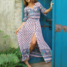 Load image into Gallery viewer, Soft Bohemian Style Printed Dress