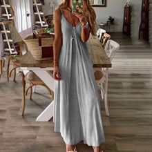 Load image into Gallery viewer, V-Neck Gradient Sling Dress