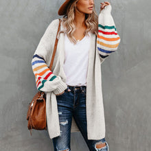 Load image into Gallery viewer, Long Sleeve Sweater Cardigan Coat