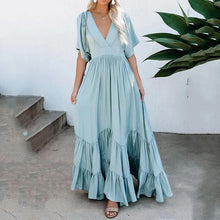 Load image into Gallery viewer, Solid Color Maxi Dress